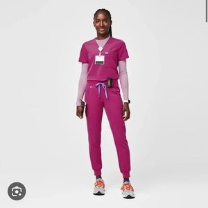 Figs scrub set- Raspberry sorbet